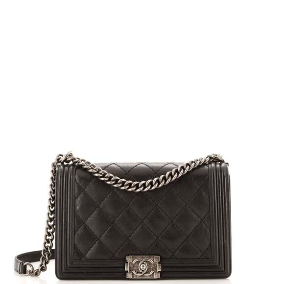 Chanel Stitch Boy Flap Bag Quilted #182924C27B - Picture 1 of 9